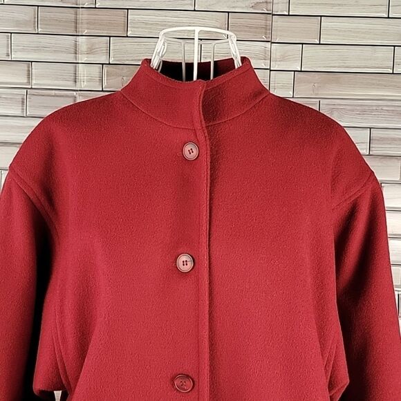 Vintage Maria Peru wool coat Size L - Picture 2 of 9
